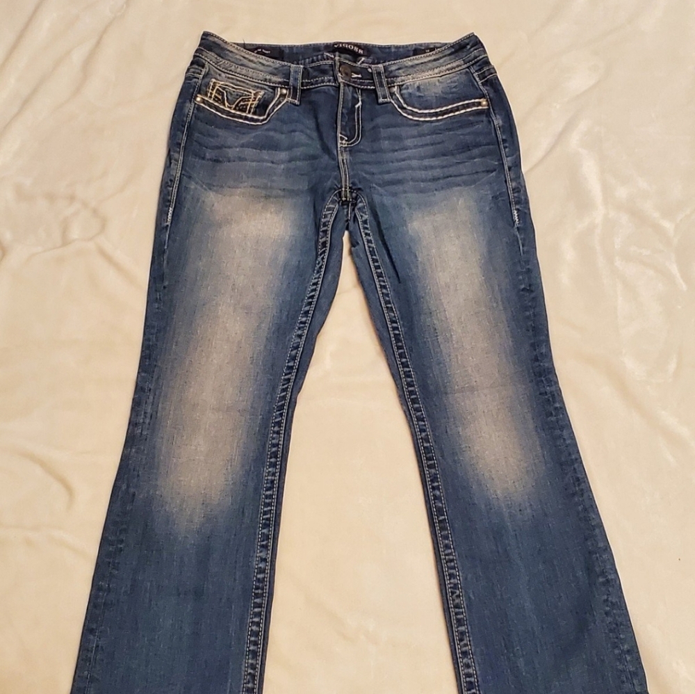 Vigoss Slim Bootcut Heritage Fit Jeans Size 8